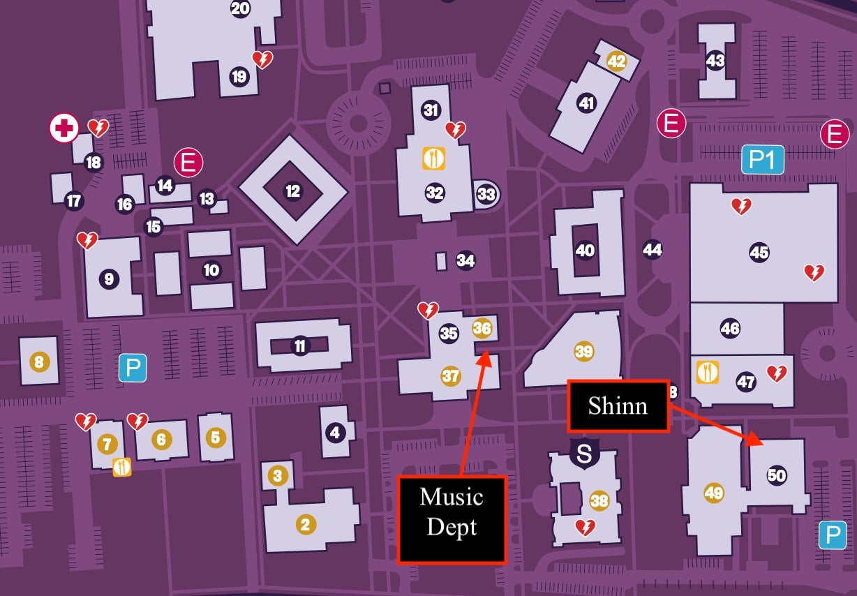 University Campus Map